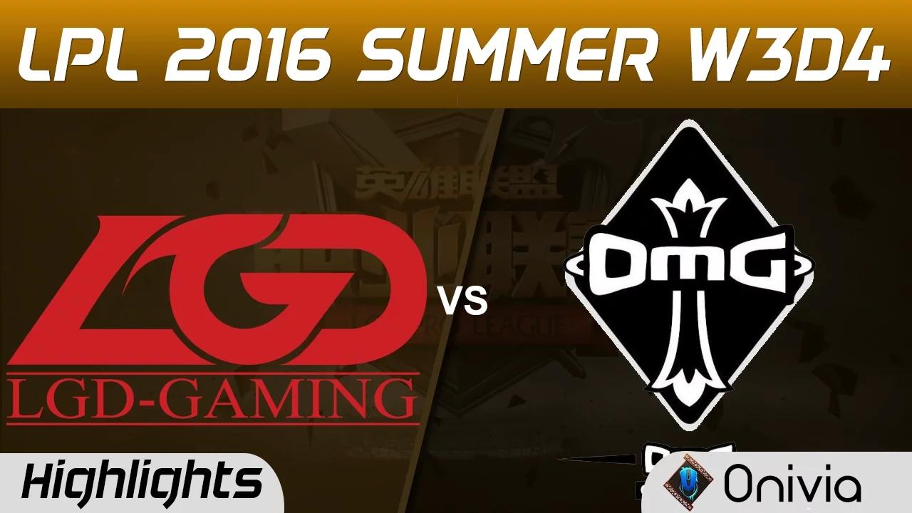 LGD vs OMG Highlights Game 1 Tencent LPL Summer 2016 W3D4 LGD Gaming vs OMG thumbnail