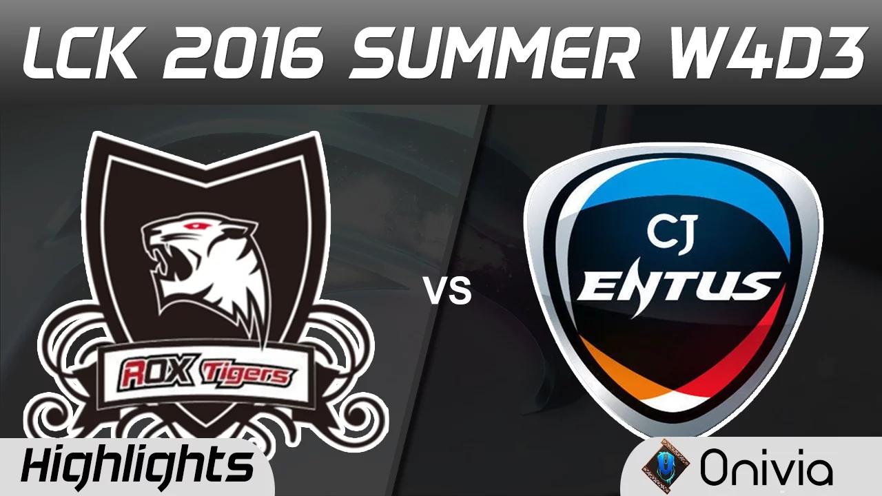 ROX vs CJ Highlights Game 2 LCK Champions W4D3 2016 ROX Tigers vs CJ Entus thumbnail