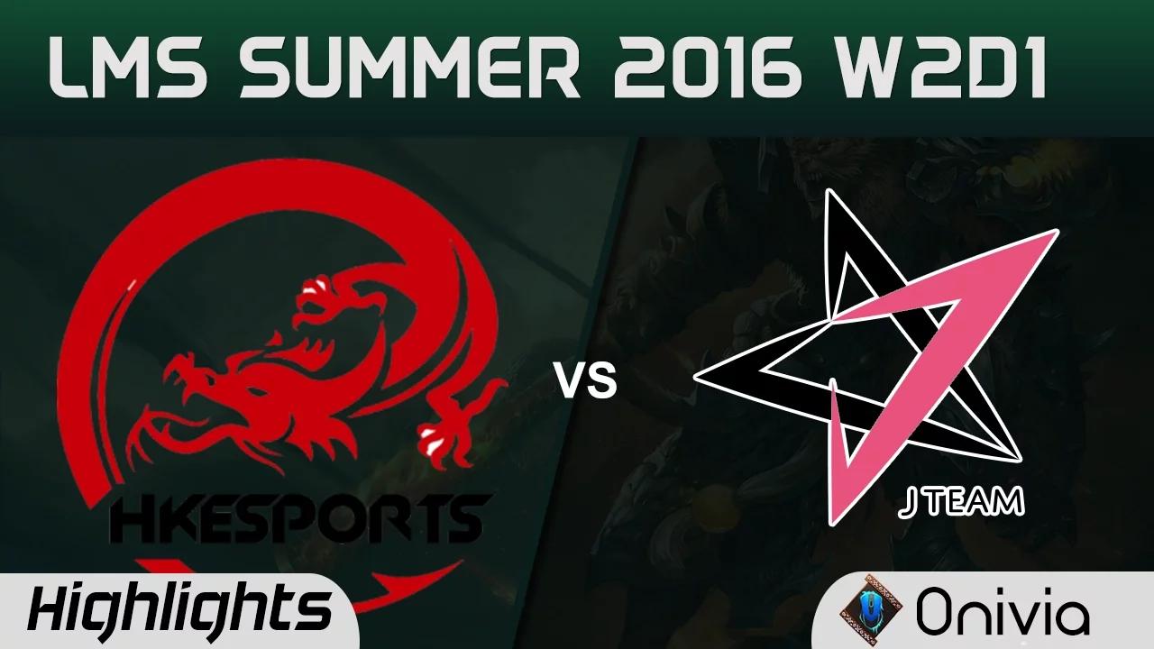 HKE vs JT Highlights Game 1 LMS Summer 2016 W2D1 Hong Kong Esports vs J Team thumbnail