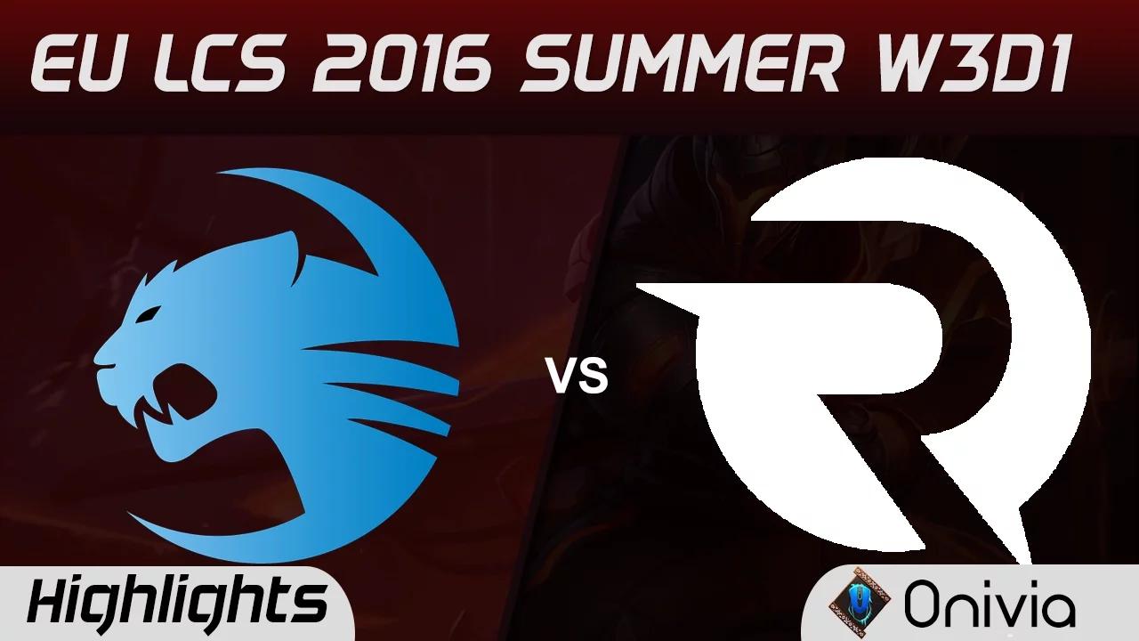 ROC vs OG highlights Game 1 EU LCS 2016 Summer W3D1 Roccat vs Origen thumbnail