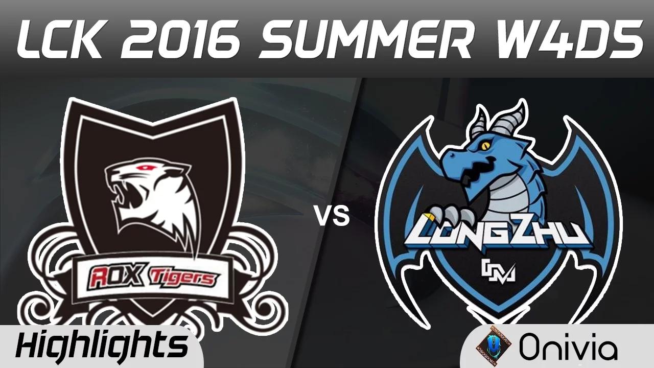 ROX vs LZ Highlights Game 1 LCK Champions W4D5 2016 ROX Tigers vs Longzhu thumbnail