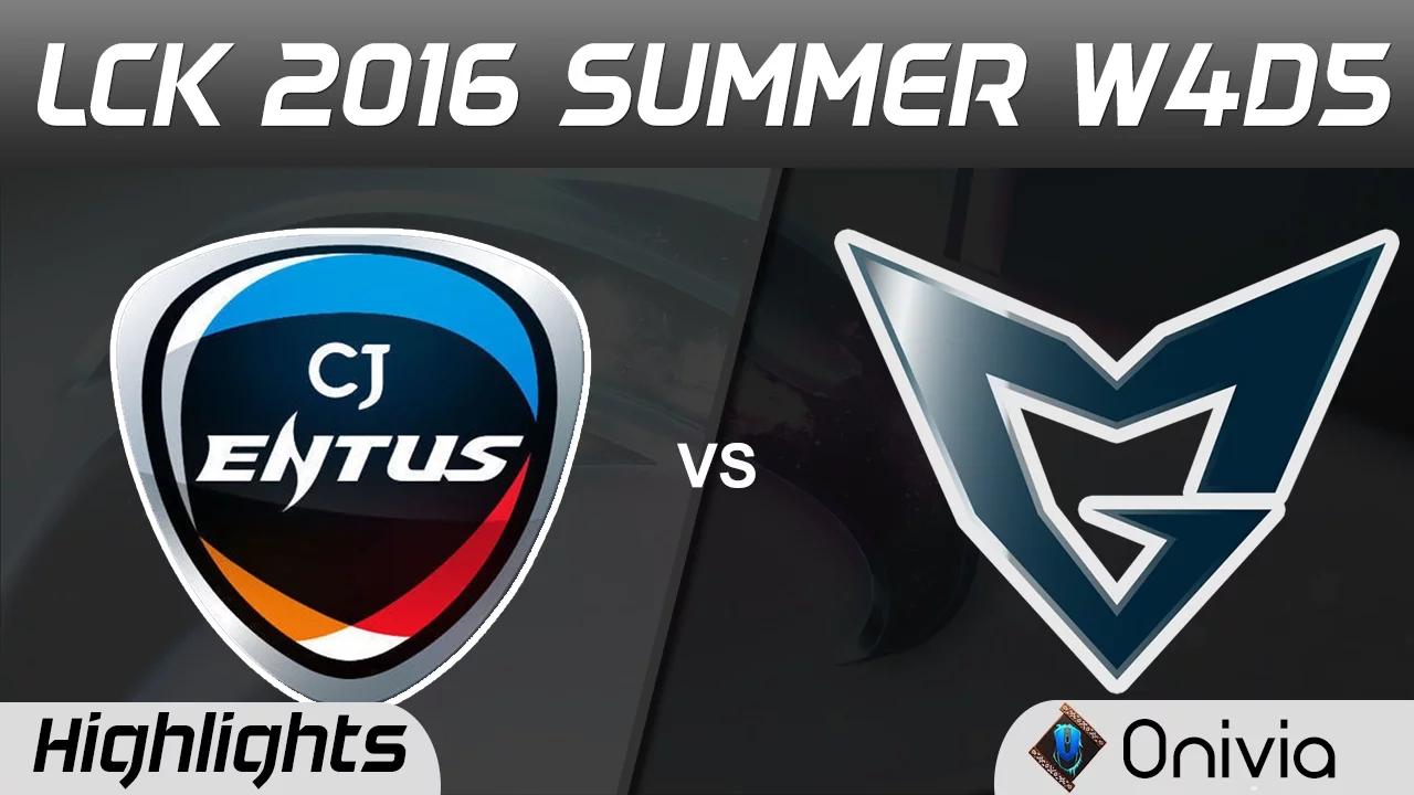 CJ vs SSG Highlights Game 3 LCK Champions W4D6 2016 CJ Entus vs Samsung thumbnail