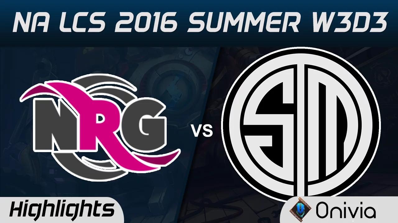 NRG vs TSM highlights Game 2 NA LCS 2016 Summer W3D3 NRG vs Team Solo Mid thumbnail