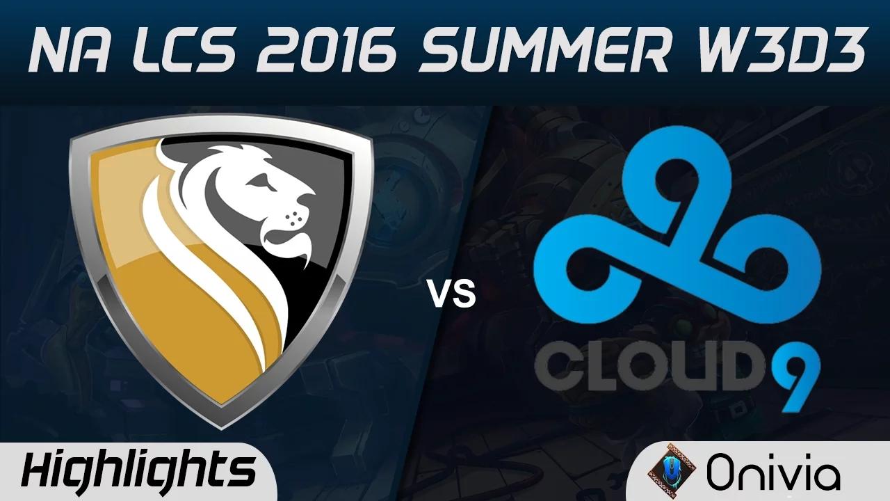 APX vs C9 highlights Game 2 NA LCS 2016 Summer W3D3 Apex vs Cloud9 thumbnail