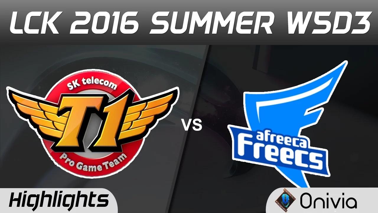 SKT vs AFS Highlights Game 1 LCK Champions W5D3 2016 SK Telecom vs Afreeca Freecs thumbnail