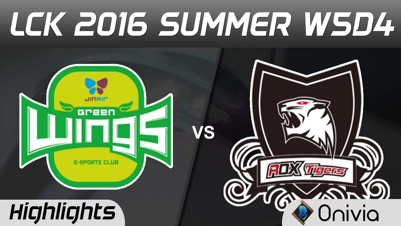 JAG vs ROX Highlights Game 1 LCK Champions W5D4 2016 Jin Air vs ROX Tigers thumbnail