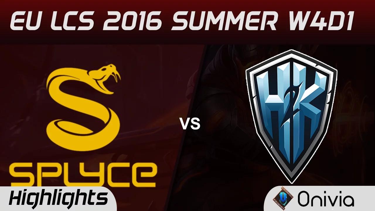 SPY vs H2K highlights Game 2 EU LCS 2016 Summer W4D1 Splyce vs H2K thumbnail