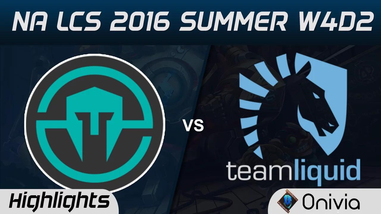 IMT vs TL highlights Game 2 NA LCS 2016 Summer W4D2 Immortals vs Team Liquid thumbnail