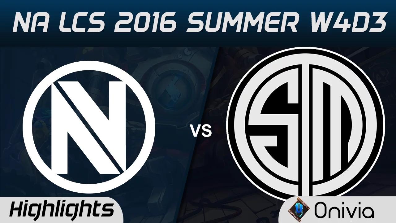 NV vs TSM highlights Game 1 NA LCS 2016 Summer W4D3 EnvyUs vs Team Solo Mid thumbnail