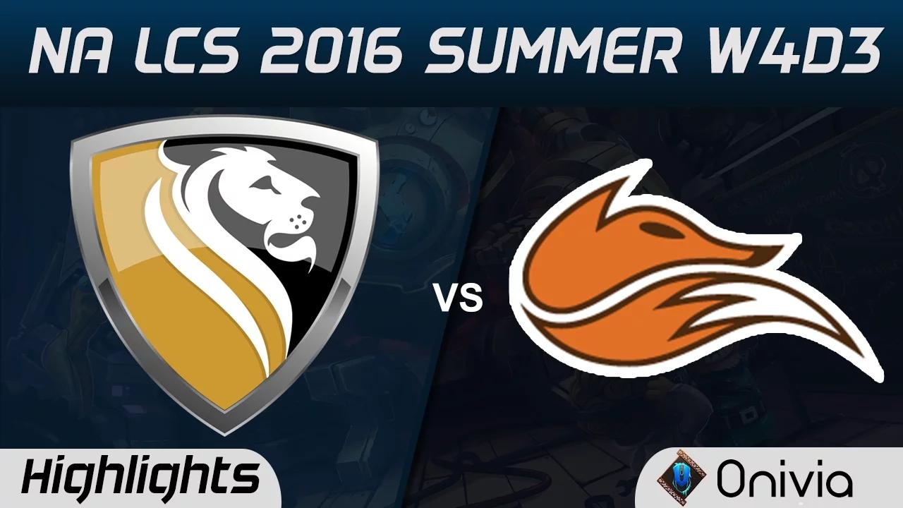 APX vs FOX highlights Game 2 NA LCS 2016 Summer W4D3 Apex vs Echo Fox thumbnail