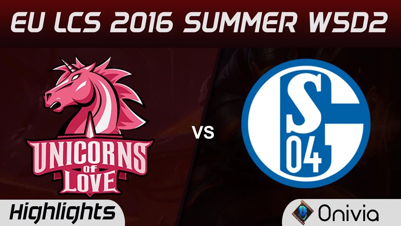 UOL vs S04 highlights Game 1 EU LCS 2016 Summer W5D2 Unicorns Of Love vs Schalke 04 thumbnail