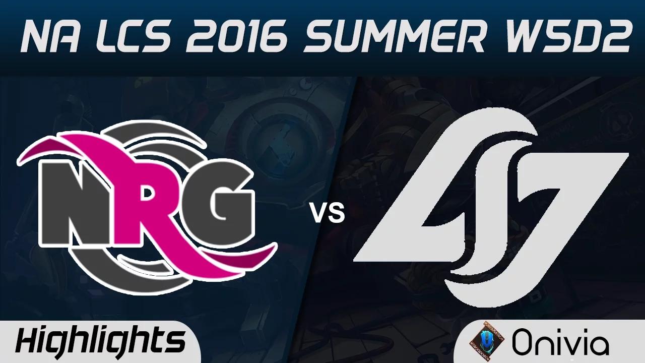 NRG vs CLG highlights Game 1 NA LCS 2016 Summer W5D2 NRG vs Counter Logic Gaming thumbnail