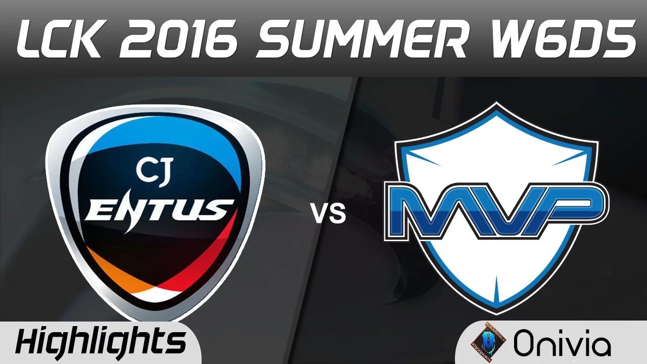 CJ vs MVP Highlights Game 3 LCK Champions W7D5 2016 CJ Entus vs MVP thumbnail