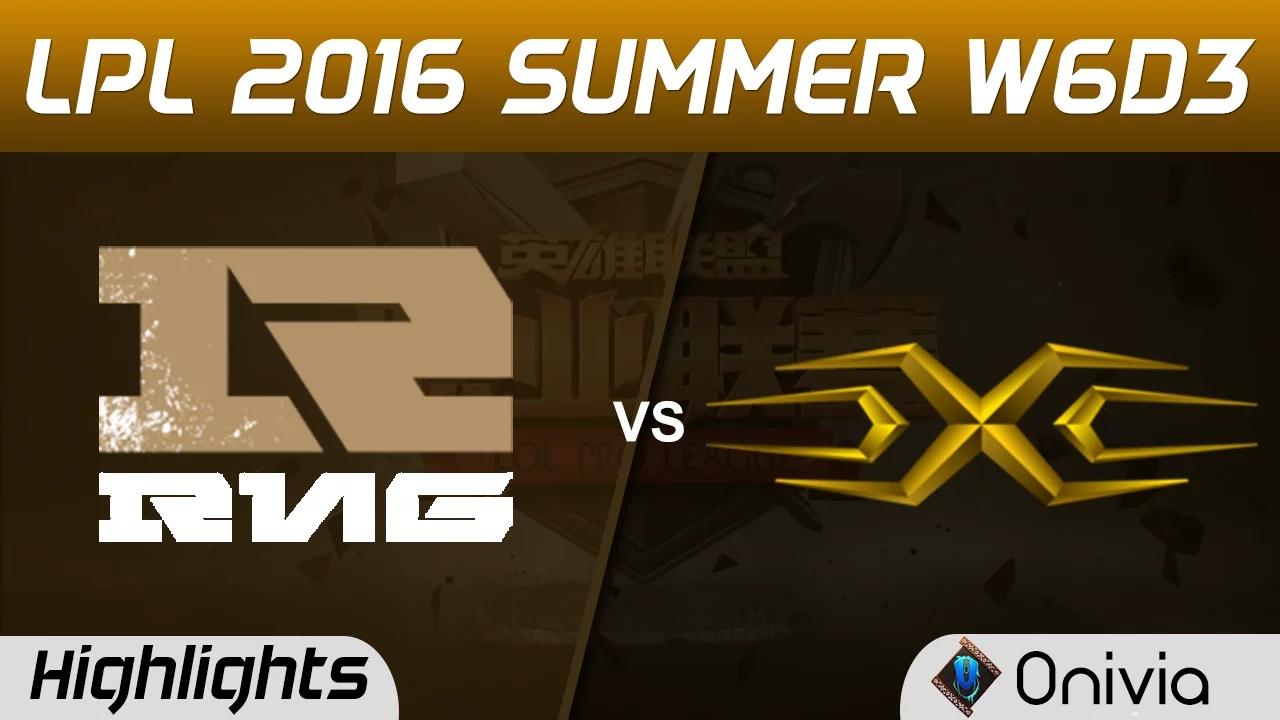 RNG vs SS Highlights Game 1 Tencent LPL Summer 2016 W6D3 Royal Never Give Up vs Snake thumbnail