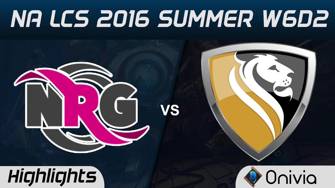 NRG vs APX highlights Game 2 NA LCS 2016 Summer W6D2 NRG vs Apex thumbnail