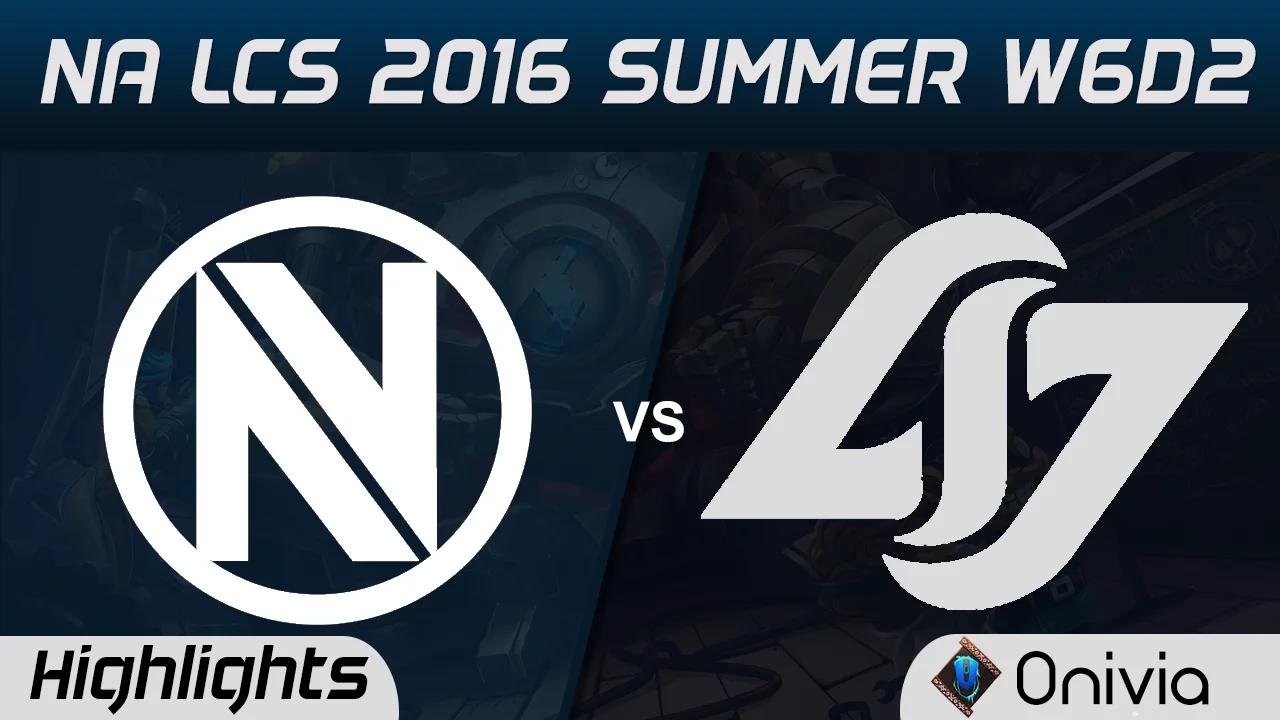 NV vs CLG highlights Game 1 NA LCS 2016 Summer W6D2 EnvyUs vs Counter Logic Gaming thumbnail