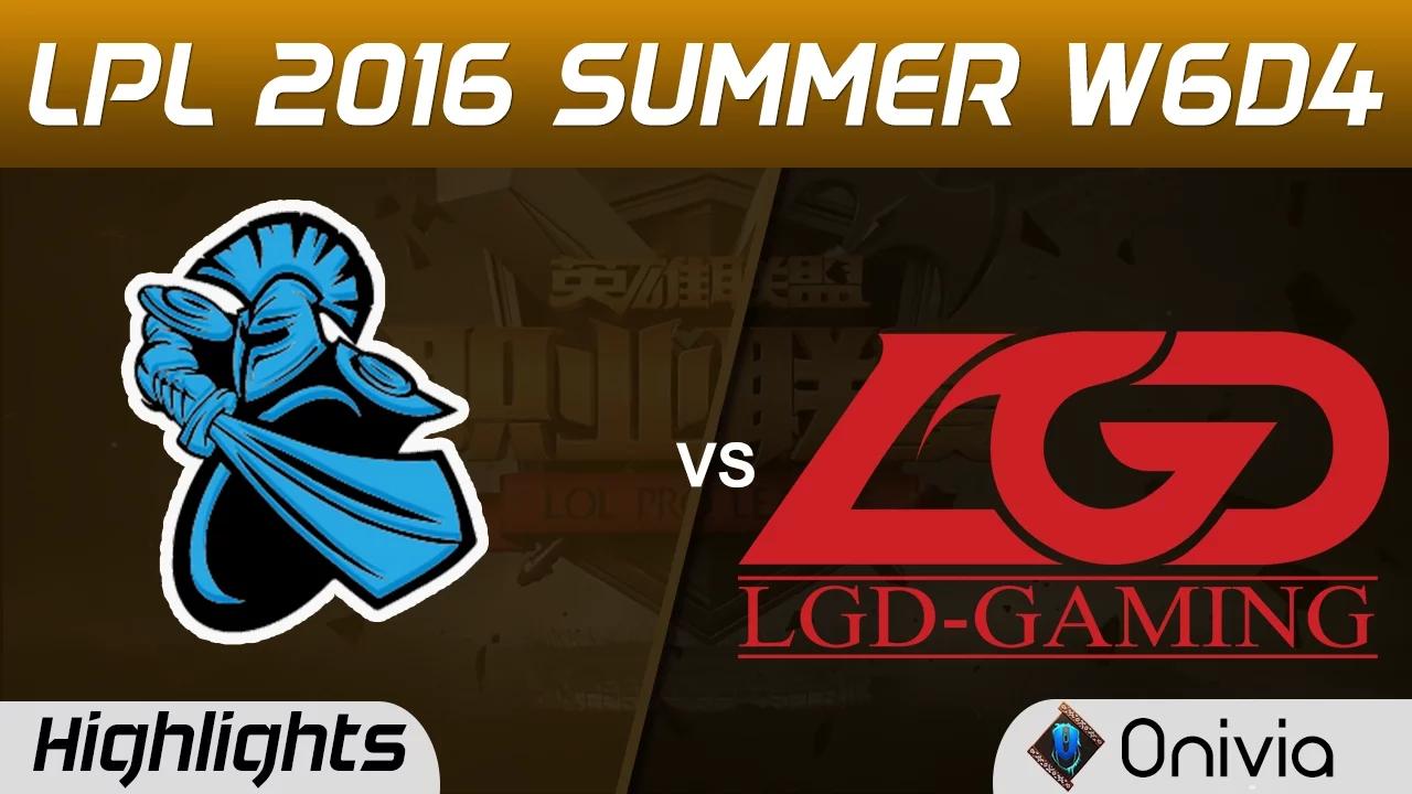 NB vs LGD Highlights Game 1 Tencent LPL Summer 2016 W6D4 NewBee vs LGD Gaming thumbnail