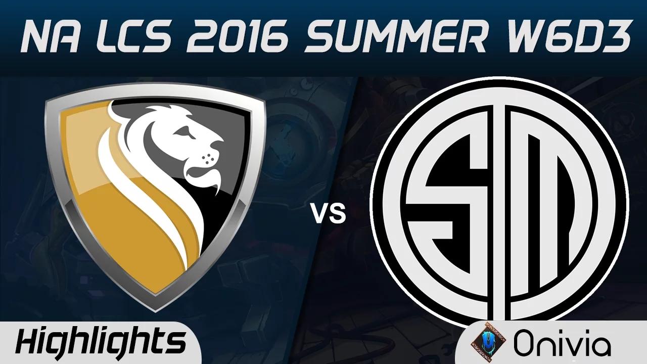 APX vs TSM highlights Game 1 NA LCS 2016 Summer W6D3 Apex vs Team Solo Mid thumbnail