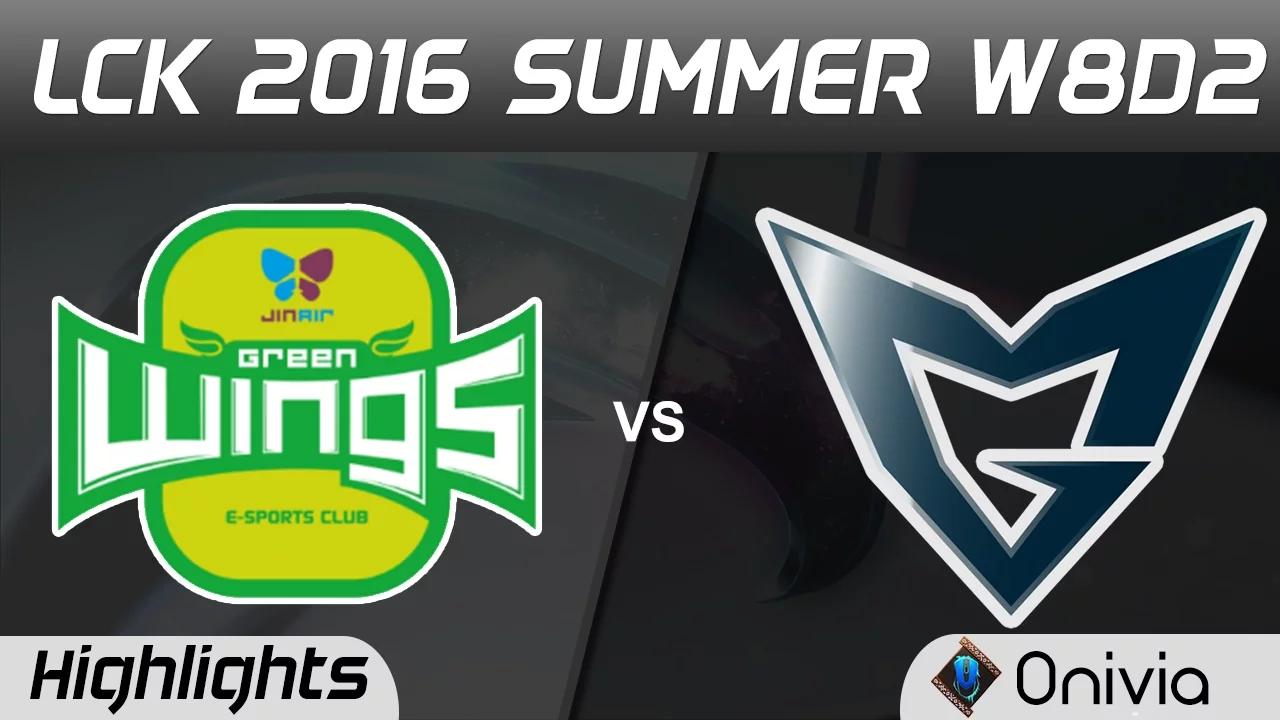 JAG vs SSG Highlights Game 1 LCK Champions W8D2 2016 Jin Air vs Samsung thumbnail