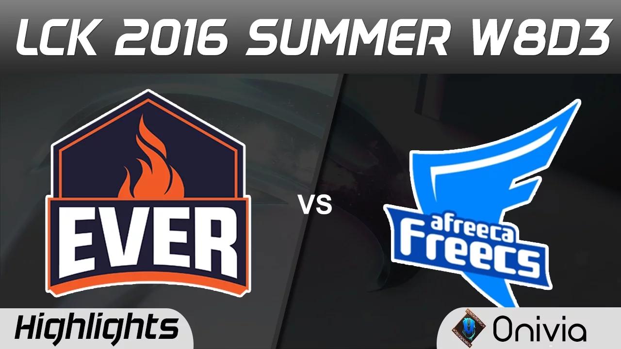 ESC vs AFS Highlights Game 1 LCK Champions W8D3 2016 ESC Ever vs Afreeca Freecs thumbnail