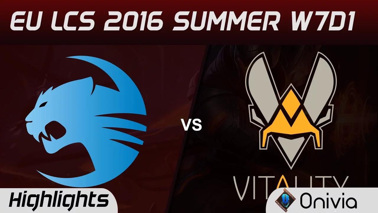 ROC vs VIT highlights Game 2 EU LCS 2016 Summer W7D1 Roccat vs Vitality thumbnail