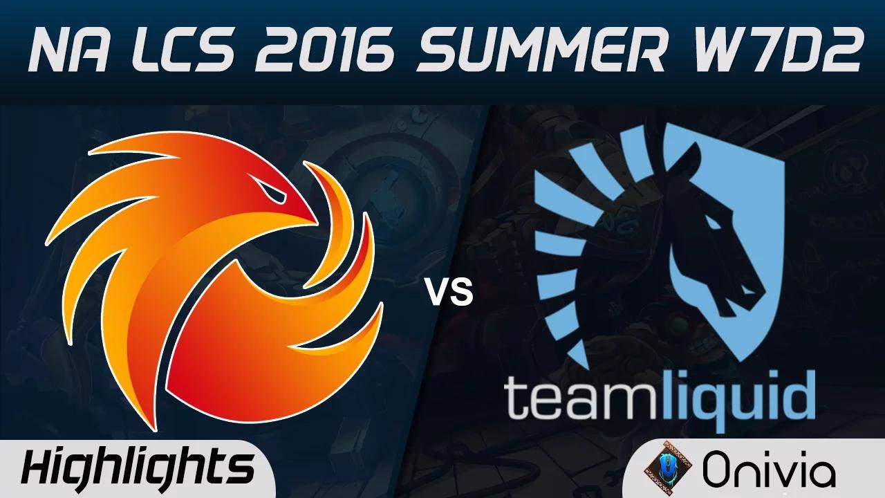 P1 vs TL highlights Game 1 NA LCS 2016 Summer W7D2 Phoenix1 vs Team Liquid thumbnail