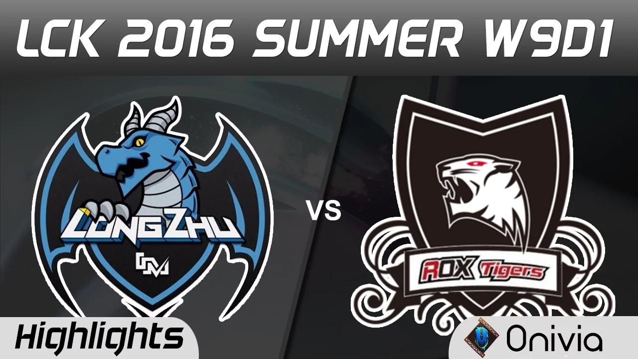 LZ vs ROX Highlights Game 2 LCK Champions W9D1 2016 Longzhu vs ROX Tigers thumbnail