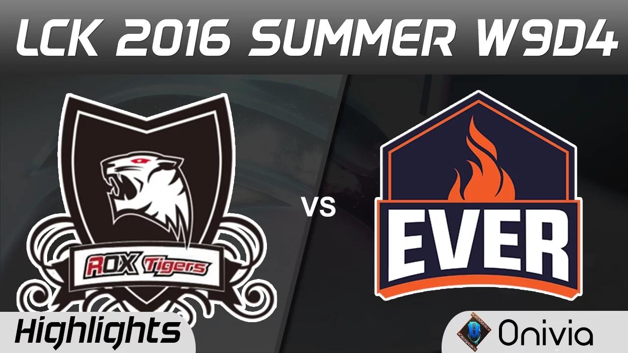 ROX vs ESC Highlights Game 1 LCK Champions W9D4 2016 ROX Tigers vs ESC Ever thumbnail