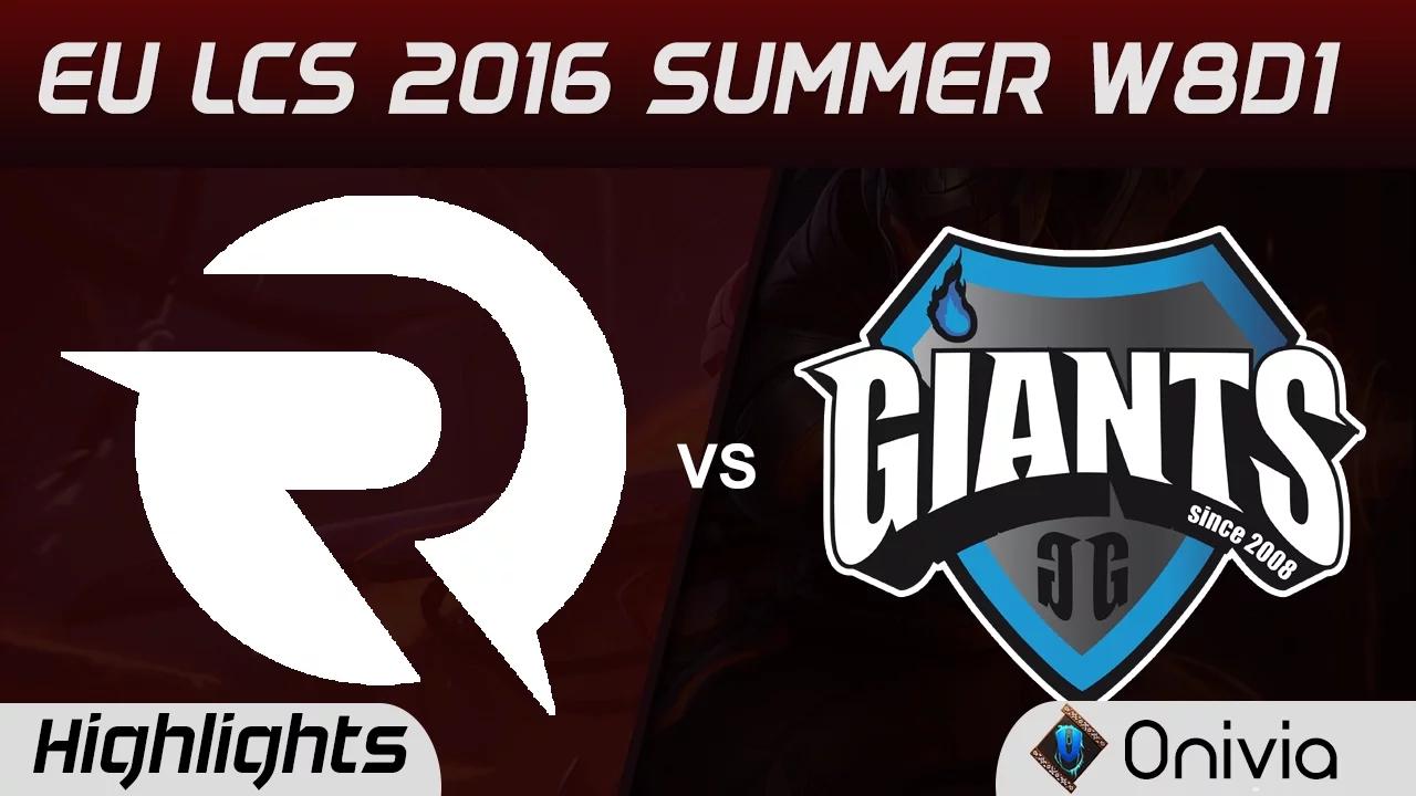 OG vs GIA highlights Game 2 EU LCS 2016 Summer W8D1 Origen vs Giants thumbnail