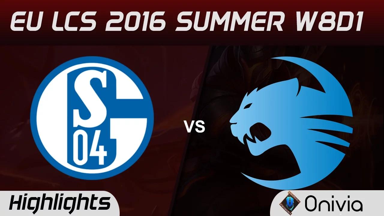 S04 vs ROC highlights Game 2 EU LCS 2016 Summer W8D1 Schalke 04 vs Roccat thumbnail