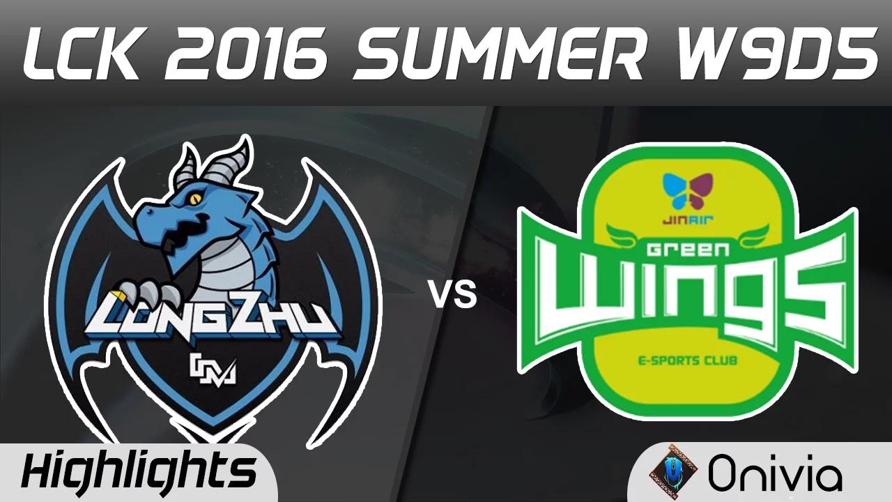 LZ vs JAG Highlights Game 3 LCK Champions W9D5 2016 Longzhu vs JinAir thumbnail