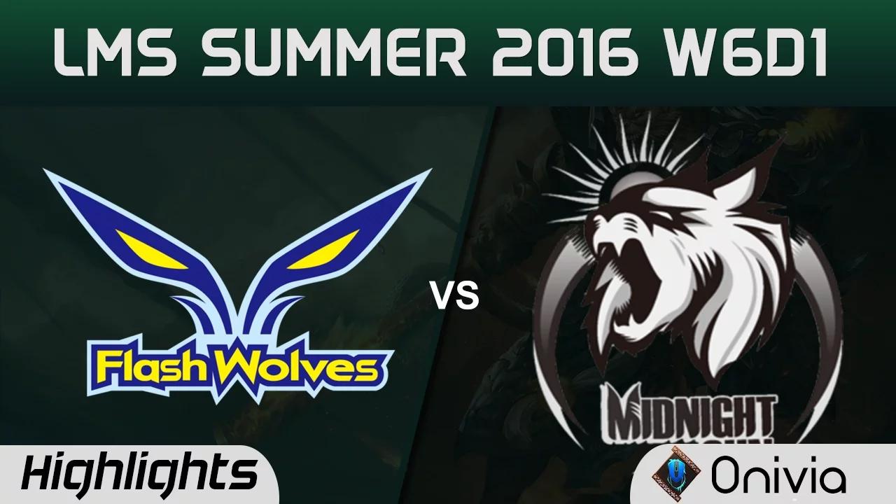 FW vs MSE Highlights Game 2 LMS Summer 2016 W6D1 Flash Wolves vs Midnight Sun thumbnail