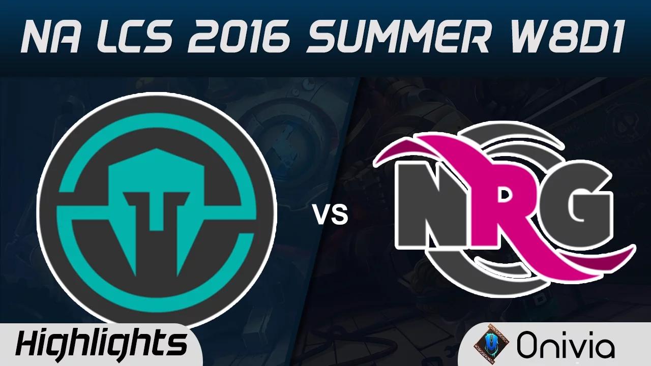 IMT vs NRG highlights Game 2 NA LCS 2016 Summer W8D1 Immortals vs NRG Esports thumbnail