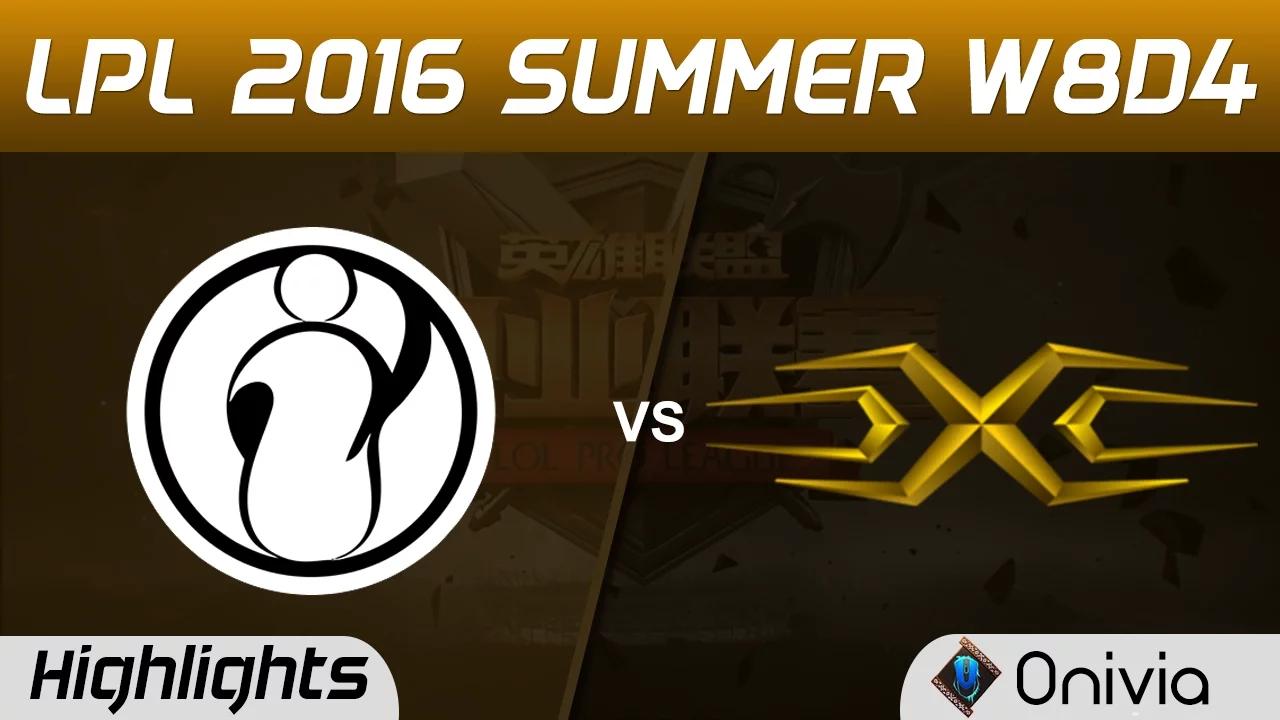 IG vs SS Highlights Game 2 Tencent LPL Summer 2016 W8D4 Invictus gaming vs Snake thumbnail