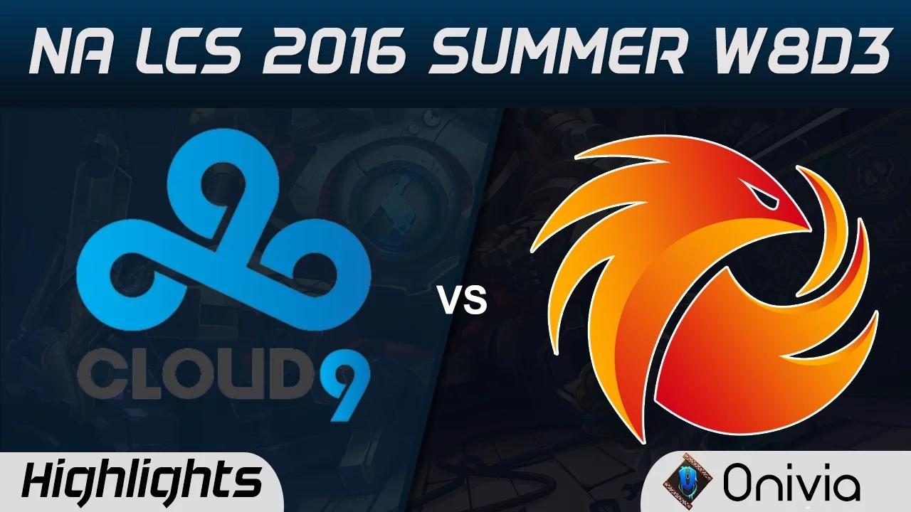 C9 vs P1 highlights Game 1 NA LCS 2016 Summer W8D3 Cloud9 vs Phoenix1 thumbnail