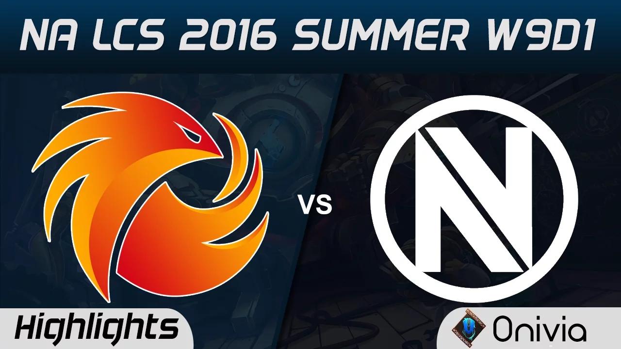 P1 vs NV highlights Game 1 NA LCS 2016 Summer W9D1 Phoenix1 vs EnvyUs thumbnail