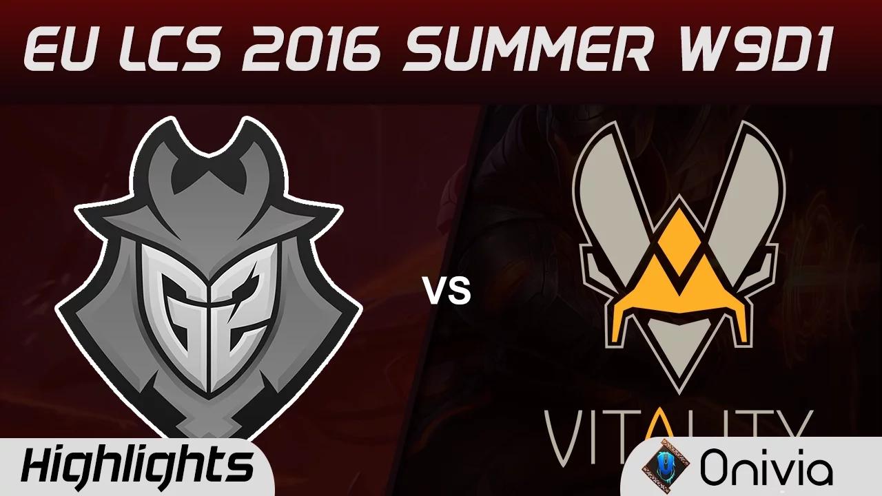 G2 vs VIT highlights Game 1 EU LCS 2016 Summer W9D1 G2 Esports vs Vitality thumbnail