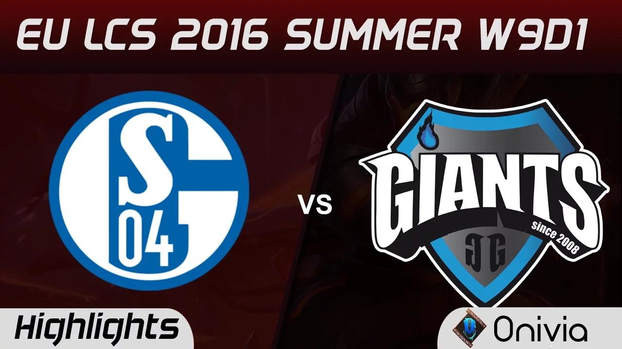 S04 vs GIA highlights Game 2 EU LCS 2016 Summer W9D1 Schalke 04 vs Giants thumbnail