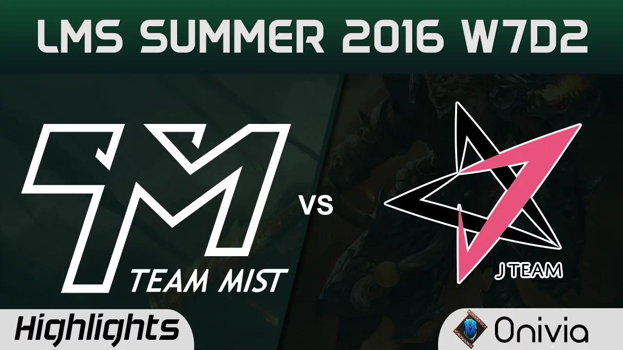 TM vs JT Highlights Game 1 LMS Summer 2016 W7D2 Team Mist vs J Team thumbnail