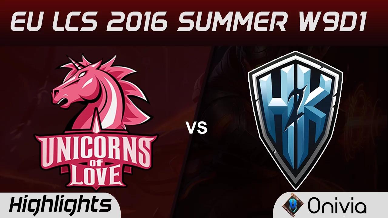 UOL vs H2K highlights Game 1 EU LCS 2016 Summer W9D1 Unicorns of Love vs H2K Gaming thumbnail