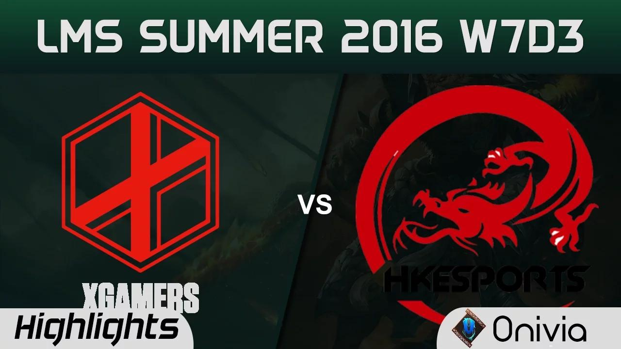 XG vs HKE Highlights Game 1 LMS Summer 2016 W7D3 xGamers vs HongKong Esports thumbnail