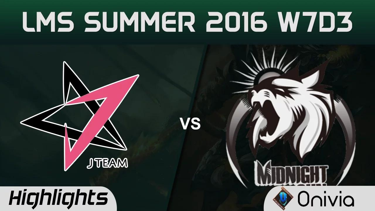 JT vs MSE Highlights Game 1 LMS Summer 2016 W7D3 J Team vs Midnight Sun thumbnail