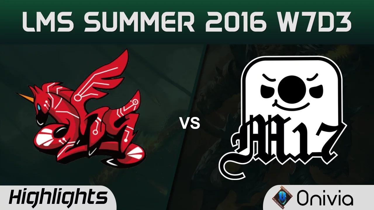 AHQ vs M17 Highlights Game 1 LMS Summer 2016 W7D3 AHQ vs Machi Esports thumbnail