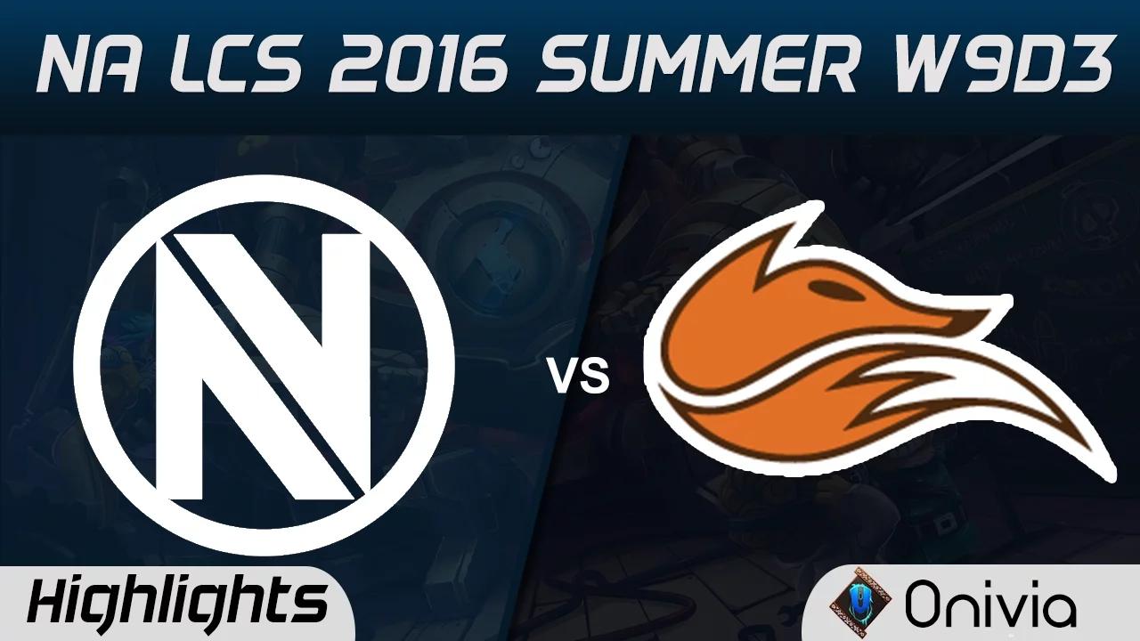 NV vs FOX highlights Game 2 NA LCS 2016 Summer W9D3 EnvyUs vs Echo Fox thumbnail