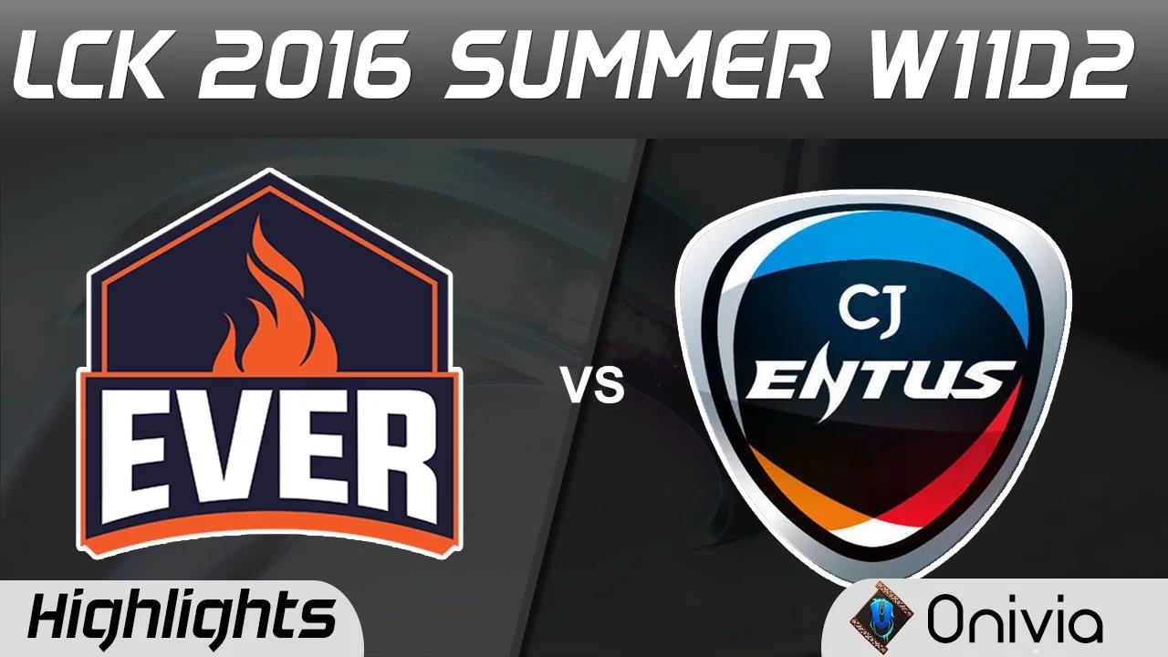 ESC vs CJ Highlights Game 1 LCK Champions W11D2 2016 ESC Ever vs CJ Entus thumbnail