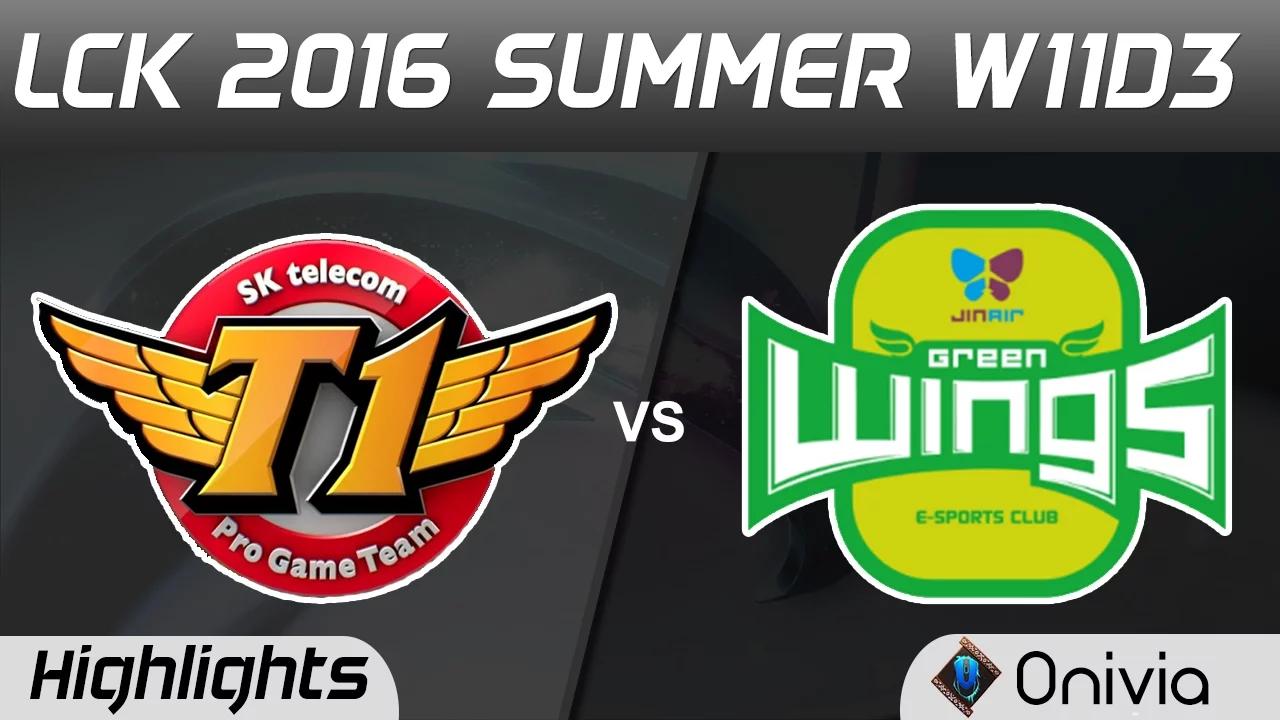 SKT vs JAG Highlights Game 1 LCK Champions W11D3 2016 SK Telecom vs Jin Air thumbnail