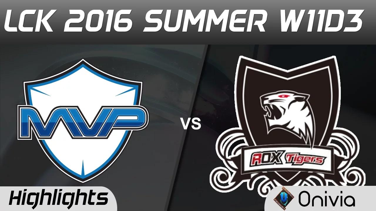 MVP vs ROX Highlights Game 1 LCK Champions W11D3 2016 MVP vs ROX Tigers thumbnail