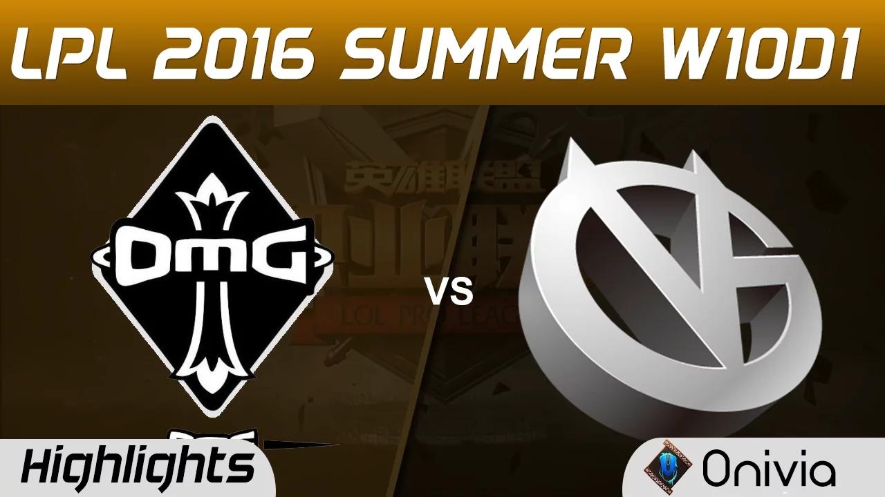 OMG vs VG Highlights Game 1 Tencent LPL Summer 2016 W10D1 OMG vs Vici Gaming thumbnail