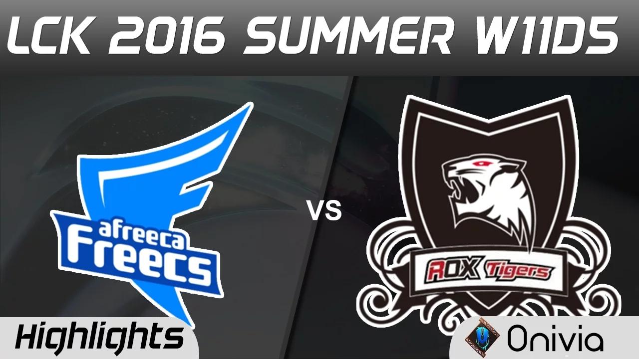 AFS vs ROX Highlights Game 1 LCK Champions W11D5 2016 Afreeca Freecs vs ROX Tigers thumbnail