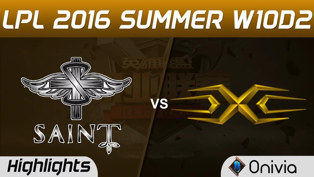 SAT vs SS Highlights Game 3 Tencent LPL Summer 2016 W10D2 Saint vs Snake thumbnail